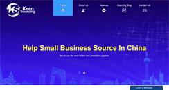 Desktop Screenshot of keensourcing.com