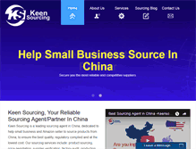 Tablet Screenshot of keensourcing.com